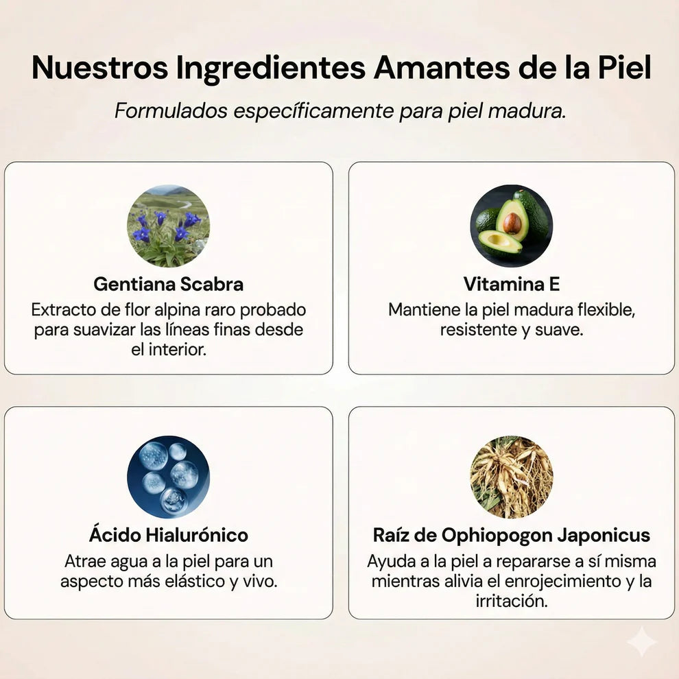 Base maquillaje 4 en 1 Antiedad con SPF 50 – Se Adapta a tu Tono de Piel