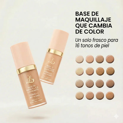 Base maquillaje 4 en 1 Antiedad con SPF 50 – Se Adapta a tu Tono de Piel